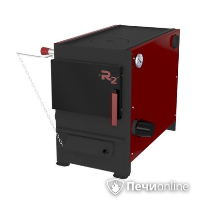Твердотопливный котел Термокрафт R2 15 кВт конфорка термометр круглый выход в Вологде